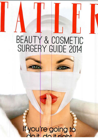 Dr. Rizk featured in Tatler Beauty & Cosmetic Surgery Guide 2014