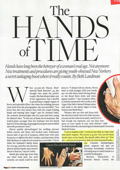 Page 6 New York Post The Hands of Time