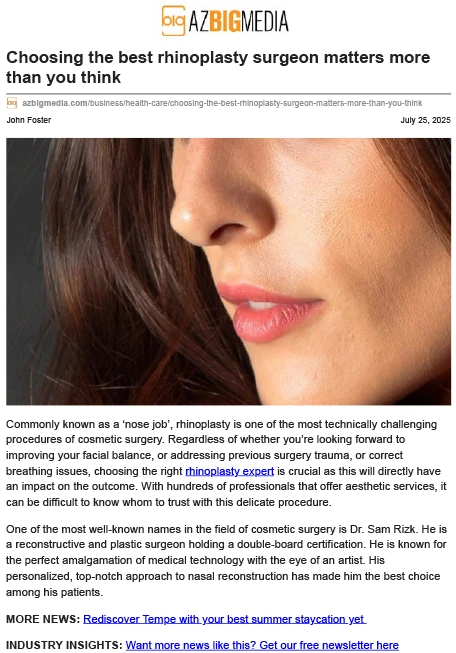 Choosing the best rhinoplasty surgeon matters more than you think
