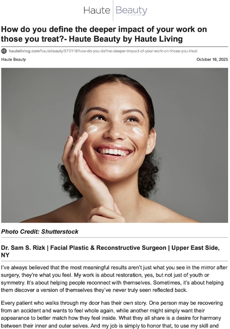 Purpose in Practice: How do you define the deeper impact of your work on those you treat?