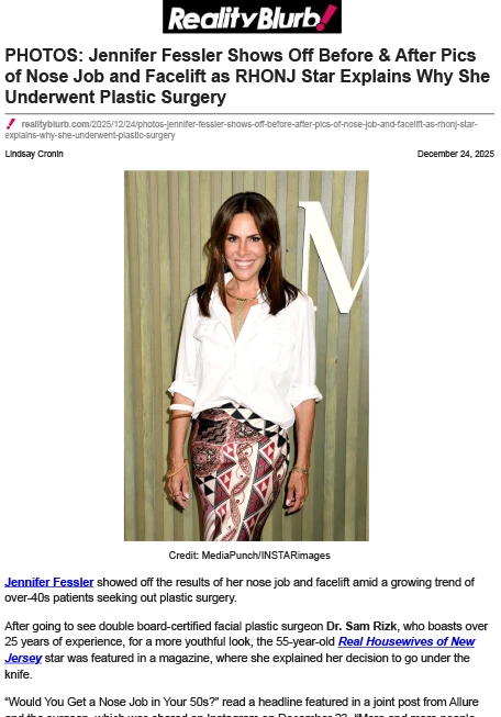 PHOTOS: Jennifer Fessler Shows Off Before & After Pics of Nose Job and Facelift as RHONJ Star Explains Why She Underwent Plastic Surgery