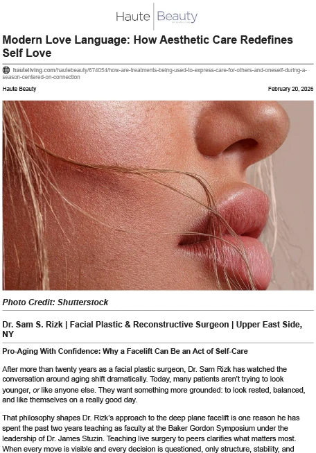 The Modern Love Language: How are treatments being used to express care for others—and oneself—during a season centered on connection?